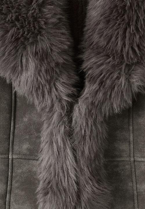 MANGO - Jacket furby - gray