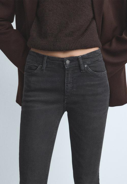MANGO - Jeans Newisa  -  Open Grey