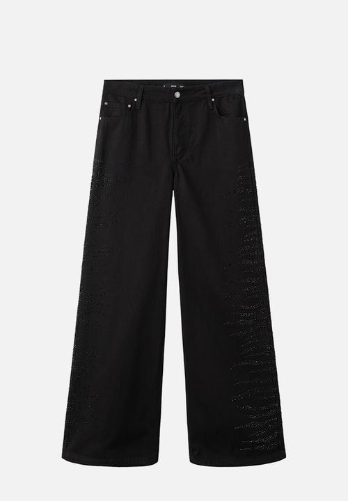 MANGO - Jeans samantha - open grey