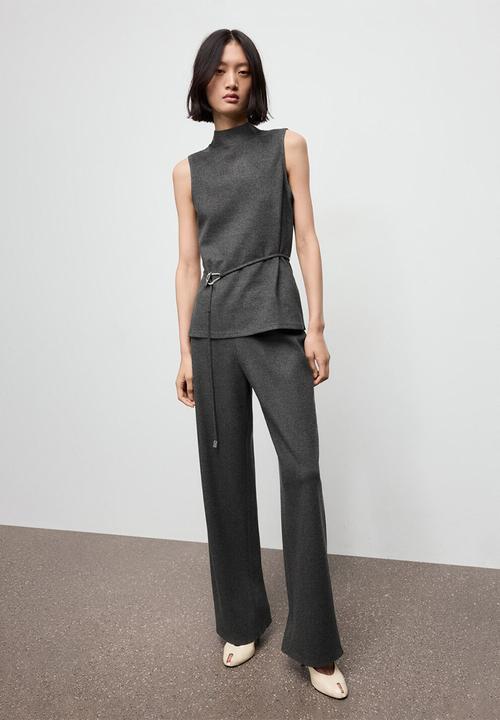 MANGO - Top ancona - medium gray