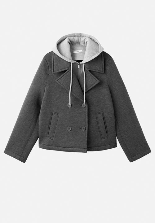 MANGO - Jacket nera - medium grey