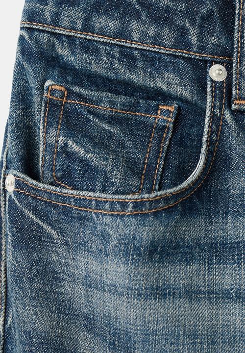 MANGO - Jeans luna - open blue