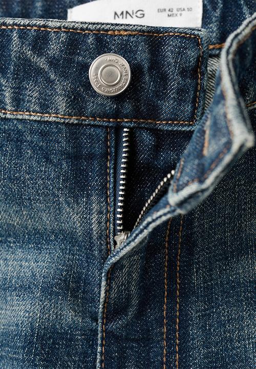MANGO - Jeans luna - open blue