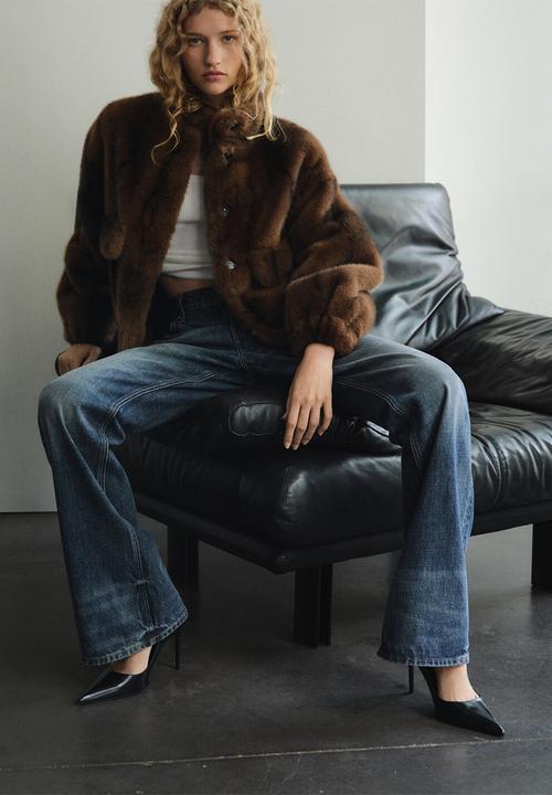 MANGO - Jeans luna - open blue