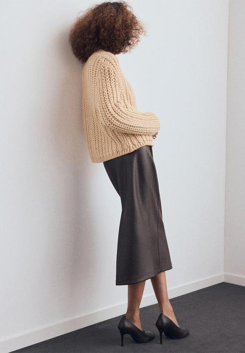MANGO - Cardigan farina - light beige