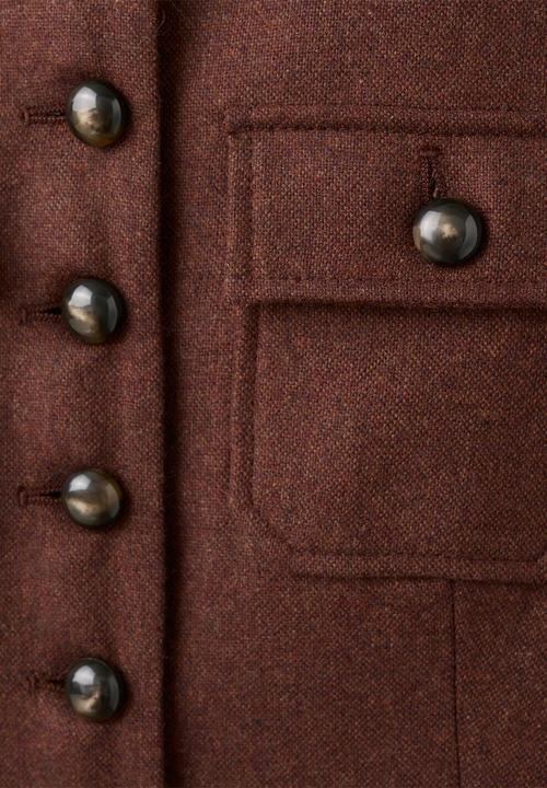 MANGO - Jacket greta - dark beige