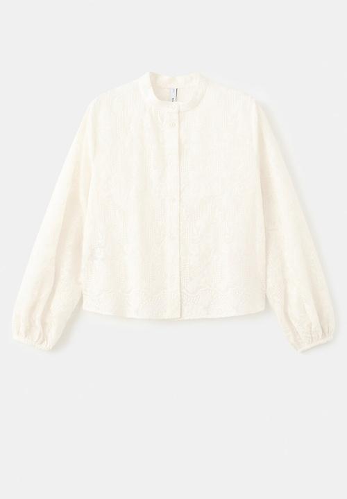 MANGO - Blouse petra - light beige