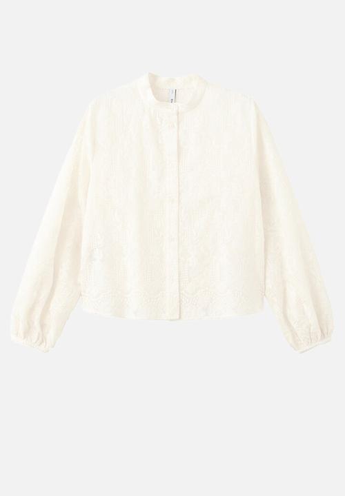 MANGO - Blouse petra - light beige