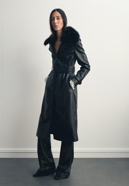 MANGO - Coat fernanda - black