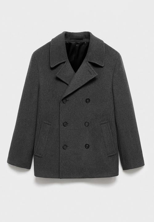 MANGO - Coat tinof - gray