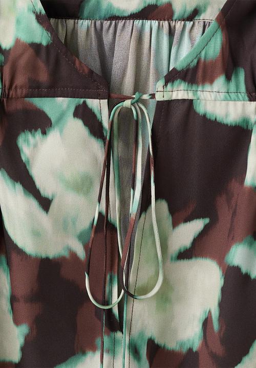 MANGO - Blouse patrik - green