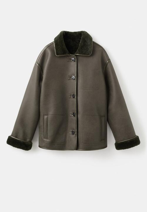 MANGO - Coat dune - beige/khaki