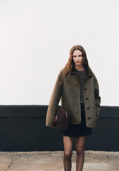 MANGO - Coat dune - beige/khaki