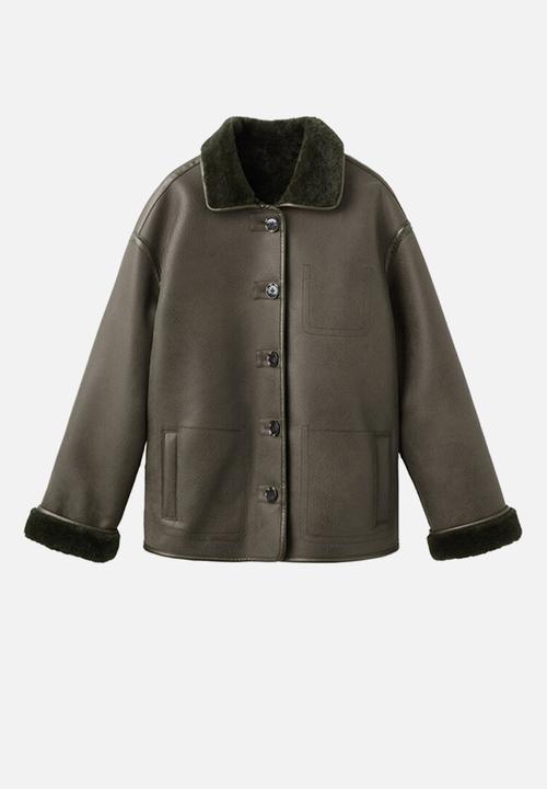 MANGO - Coat dune - beige/khaki