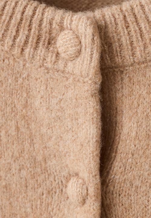 MANGO - Cardigan seedsun - medium brown