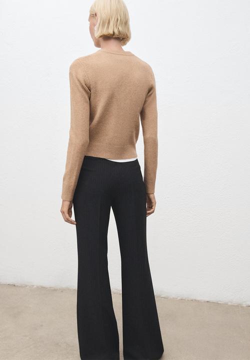 MANGO - Cardigan seedsun - medium brown