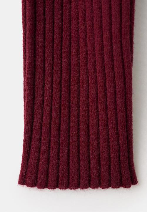 MANGO - Dress kikita - dark red