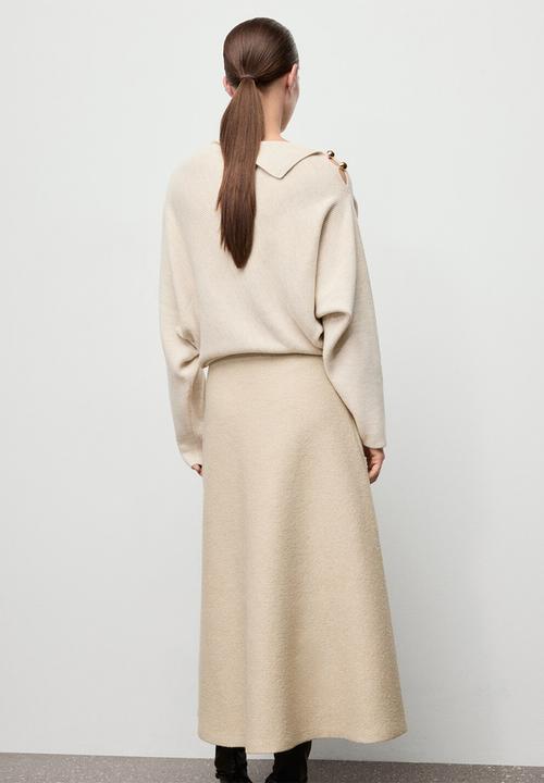 MANGO - Skirt penny - light beige