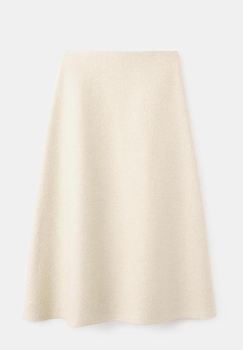 MANGO - Skirt penny - light beige