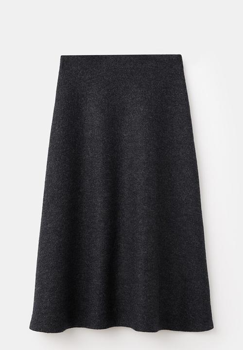 MANGO - Skirt penny - gray