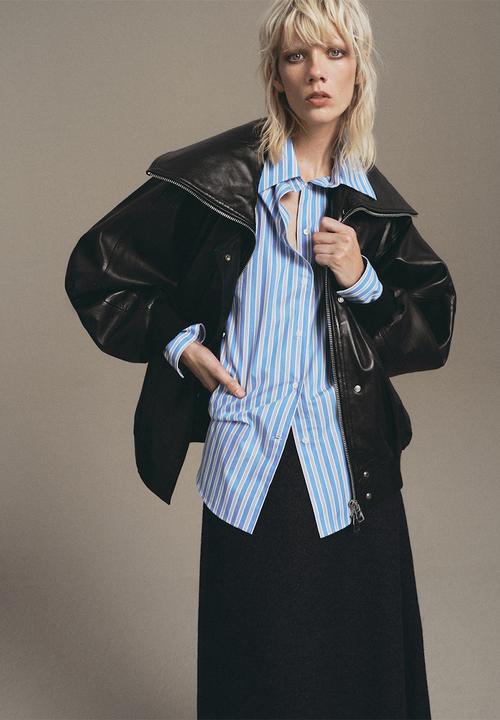 MANGO - Skirt penny - gray