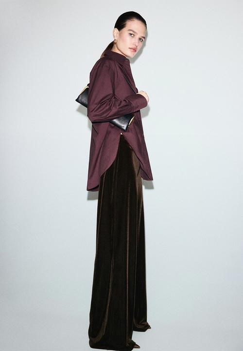 MANGO - Trousers xenphant - brown
