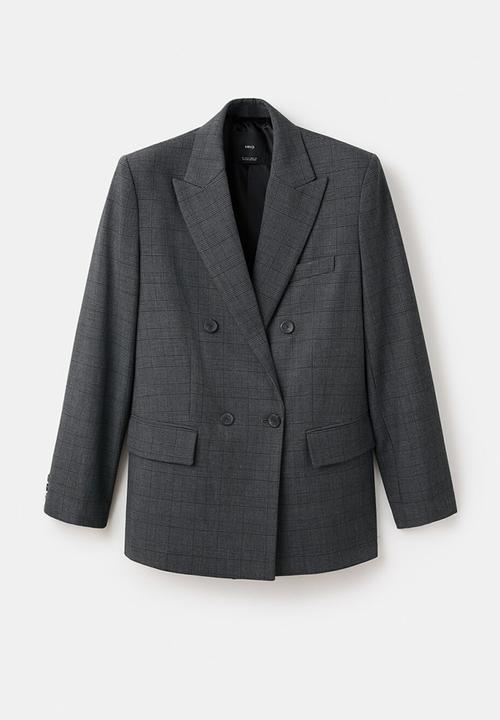 MANGO - Blazer teriyaki - grey