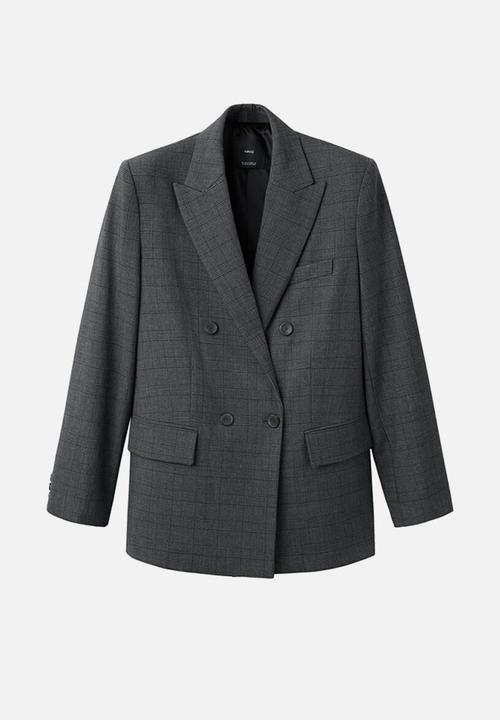 MANGO - Blazer teriyaki - grey