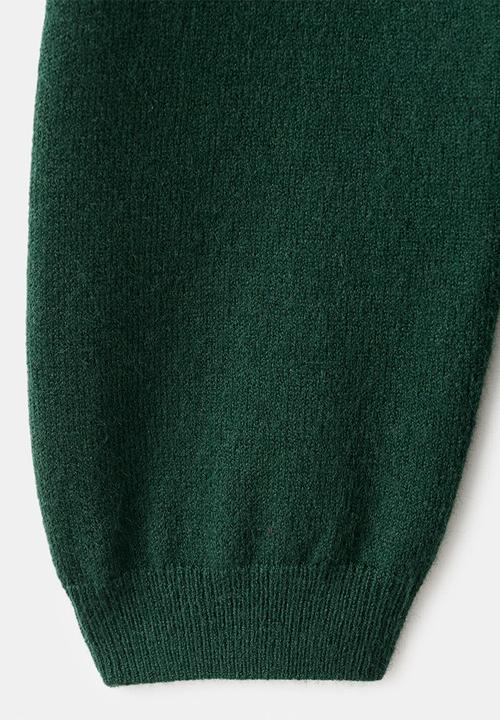 MANGO - Dress nekko - dark green