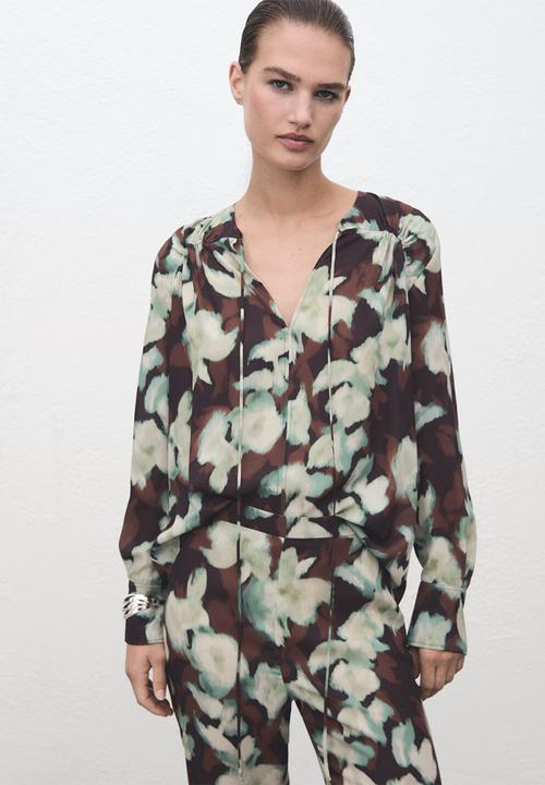 MANGO - Trousers patrik - green