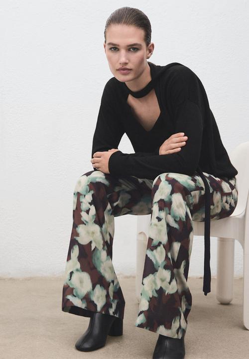 MANGO - Trousers patrik - green