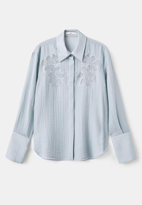 MANGO - Blouse miranda - medium blue