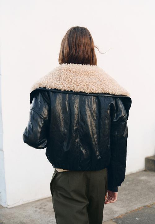 MANGO - Jacket geraldin - black