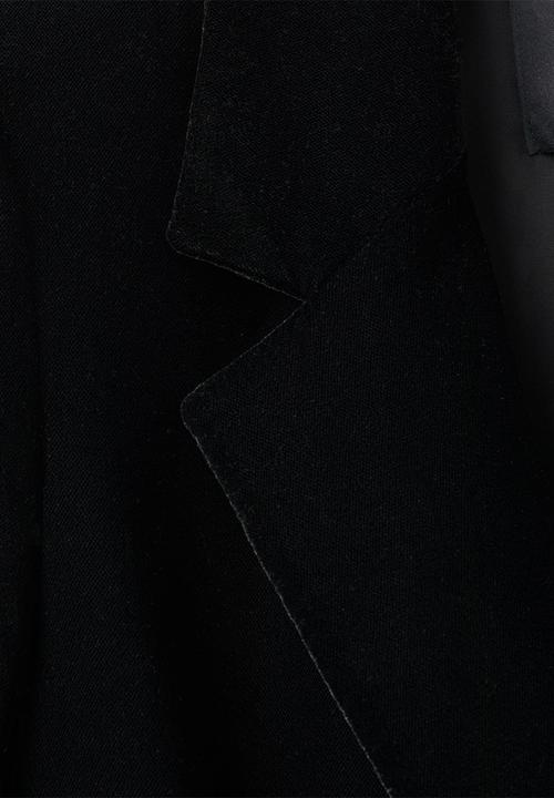 MANGO - Blazer combi - black