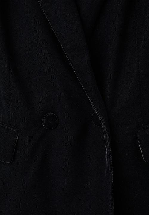 MANGO - Blazer combi - black