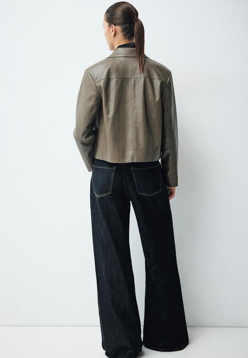 MANGO - Jacket sabi - dark green