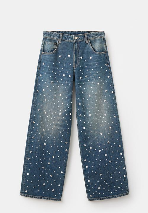 MANGO - Jeans elina - open blue