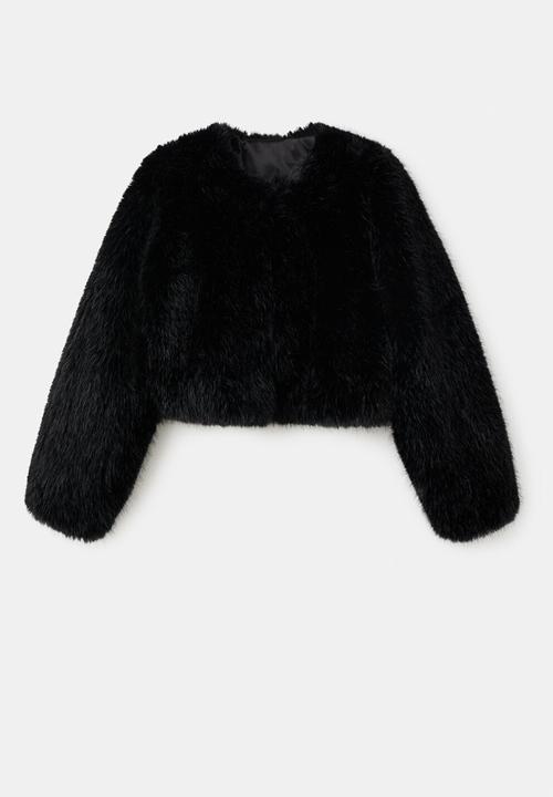 MANGO - Jacket boleta - black