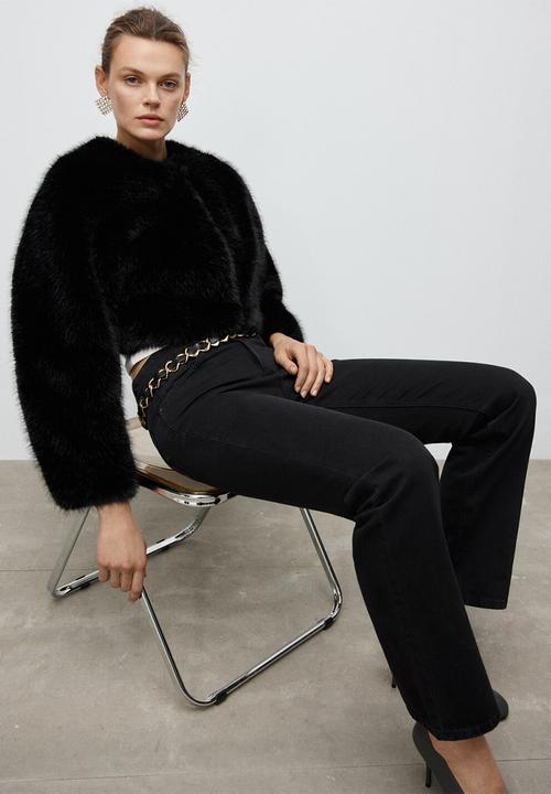 MANGO - Jacket boleta - black