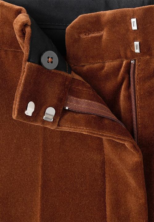 MANGO - Trousers velveton - medium orange