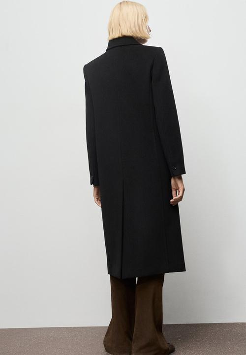 MANGO - Coat eye - black