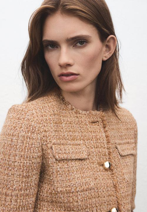MANGO - Jacket winter - medium brown