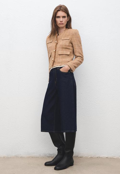 MANGO - Jacket winter - medium brown