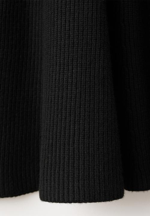 MANGO - Dress peplum - black