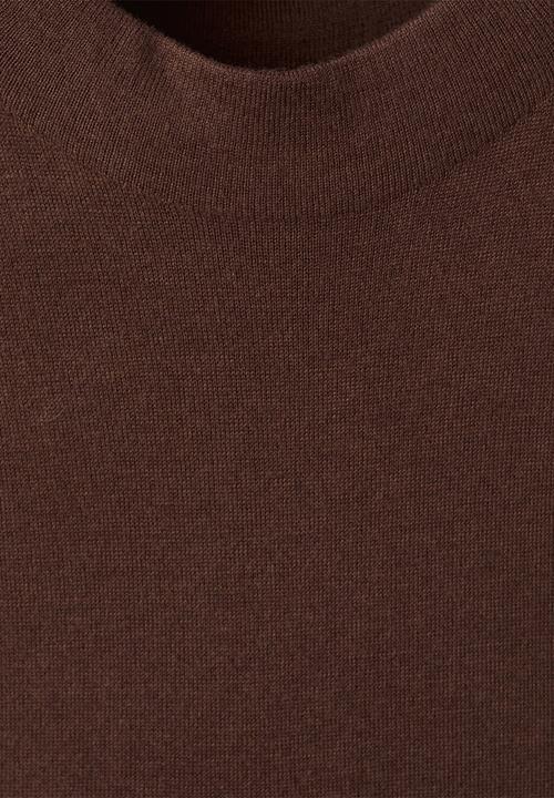 MANGO - Dress trufa - dark brown