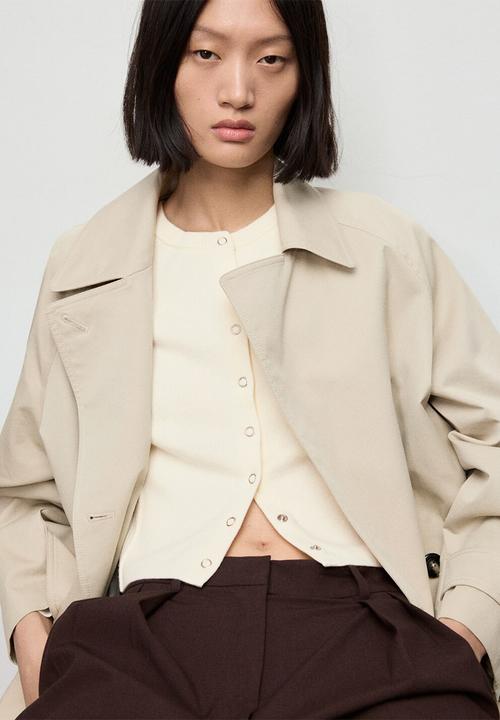 MANGO - Cardigan karen - light beige
