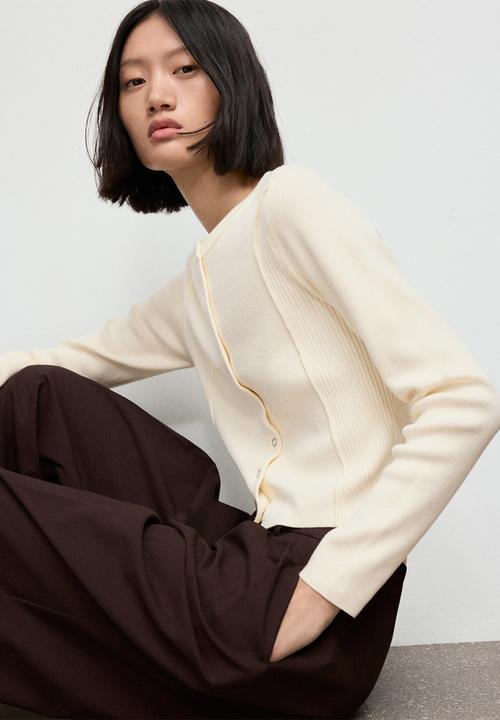 MANGO - Cardigan karen - light beige