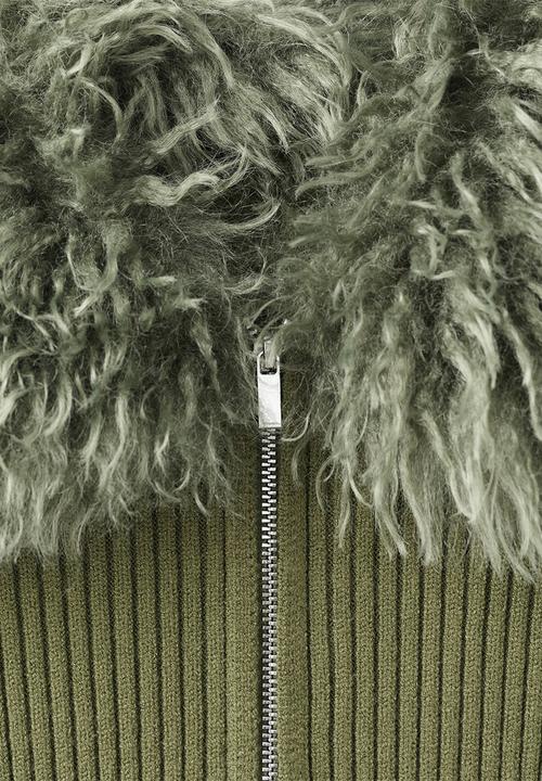 MANGO - Cardigan bella - beige & khaki