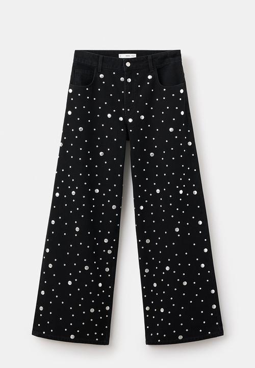 MANGO - Jeans elina - open gray