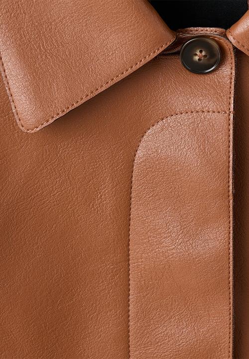 MANGO - Plus jacket sabina - medium brown
